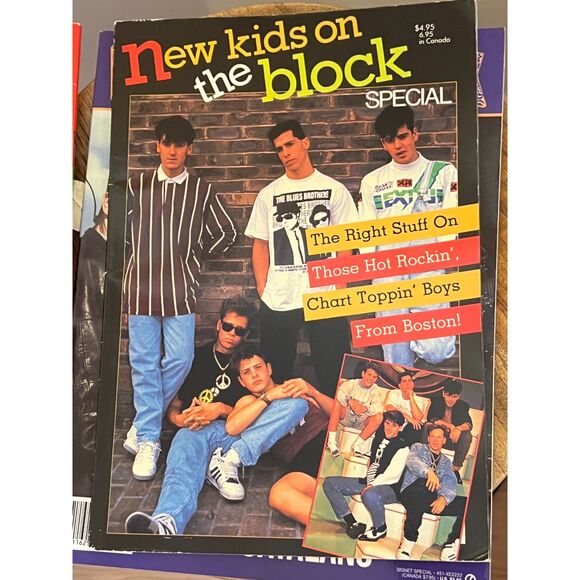 New Kids On The Block‎ NKOTB Vintage Scrapbook Photo Book Special - Picture 2 of 4